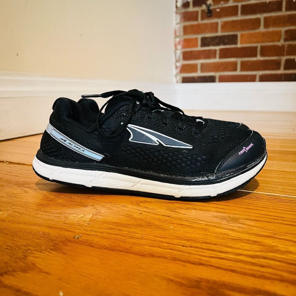 Altra Instinct 4 Innerflex Running Shoes Black Silver Athletic Women's Size 9.5